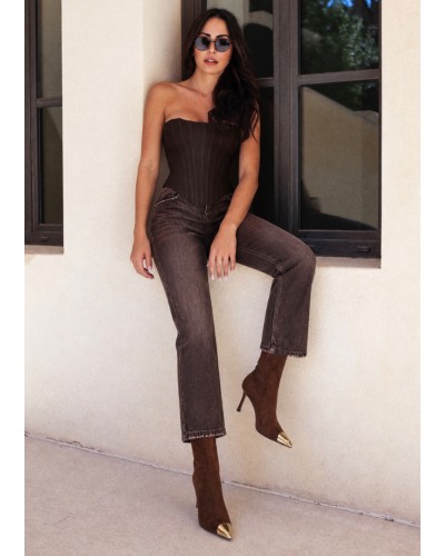Joyce Chestnut Denim