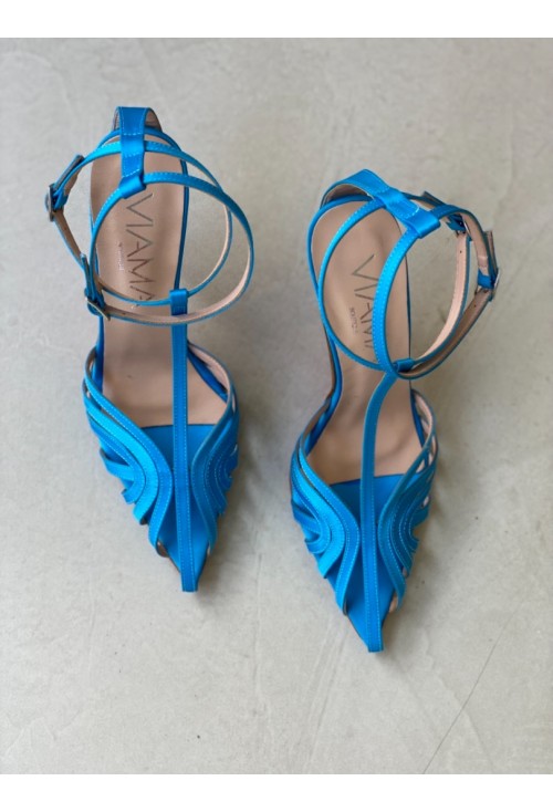 Elegant Blue Heels