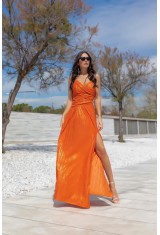 Maxi Orange  Dress
