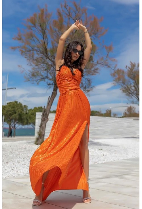 Maxi Orange  Dress