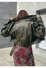 Green Leather Jacket