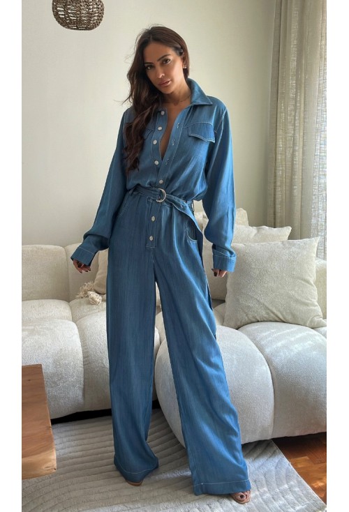 Denny Blue Jeans Jumpsuit 