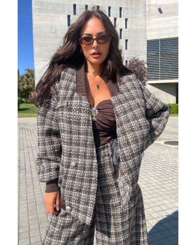 Plaid Bomber Jacket Plaid Bomber Jacket