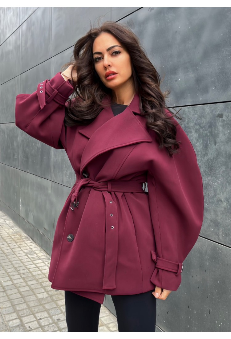 Reina Bordeaux Jacket