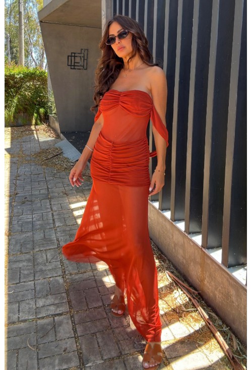 Strap Tulle Dress 