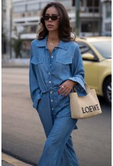 Denny Blue Jeans Jumpsuit