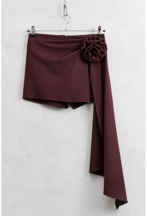 Bordeaux Short Skirt 
