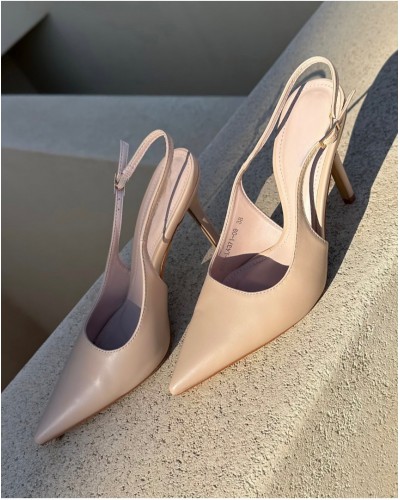 Nude Slingback 