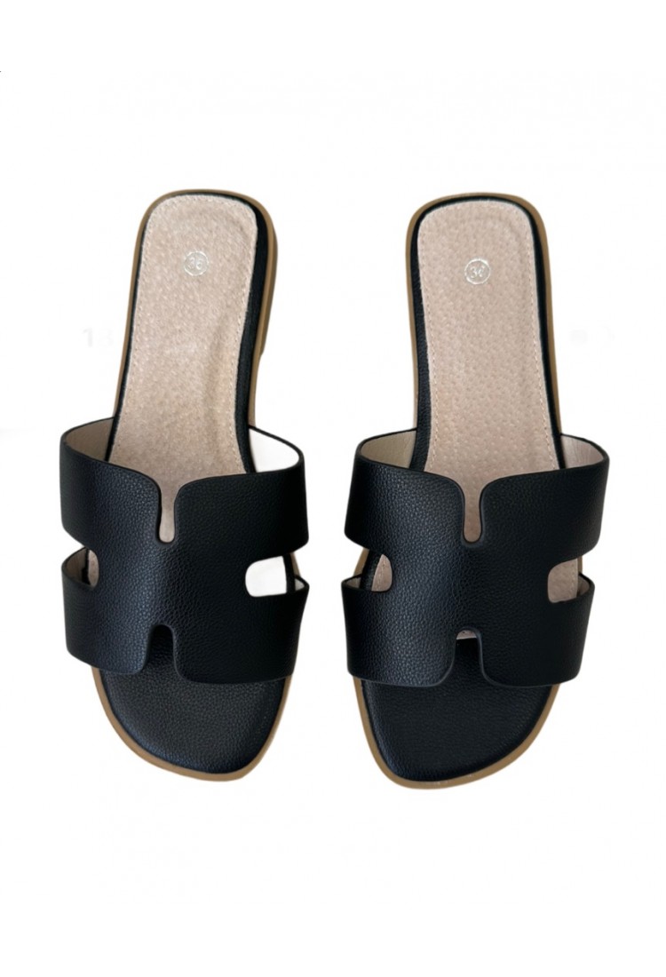 Black Slippers Black Slippers