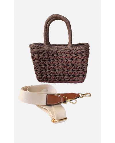 Straw Brown Bag Straw Brown Bag