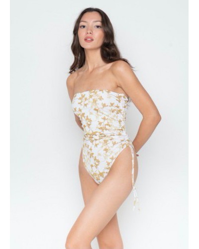 Fleur One-Piece Swimsuit Lime Fleur One-Piece Swimsuit Lime