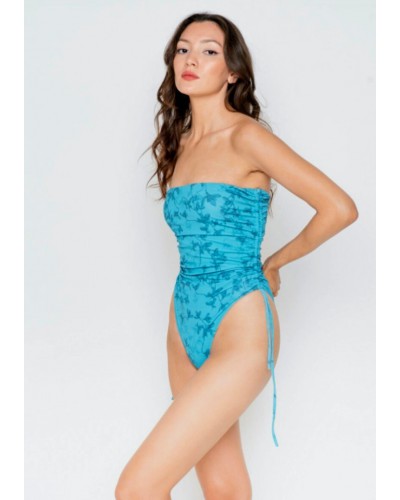 Fleur One-Piece Swimsuit Petrol Fleur One-Piece Swimsuit Petrol
