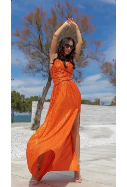 Maxi Orange Dress Maxi Orange Dress