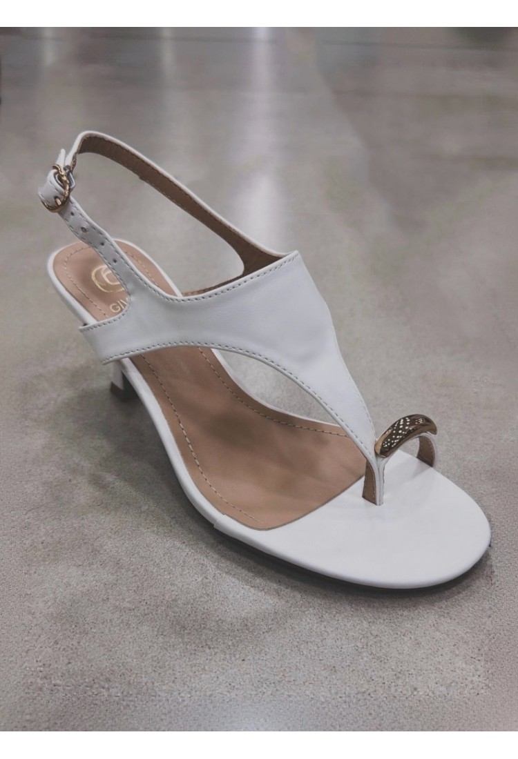 White Grecia Sandal