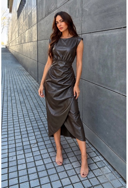 Rebecca  Brown Eco Leather Dress