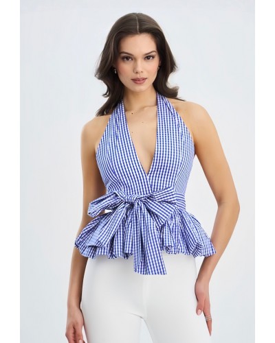 Polka Blue Top Polka Blue Top