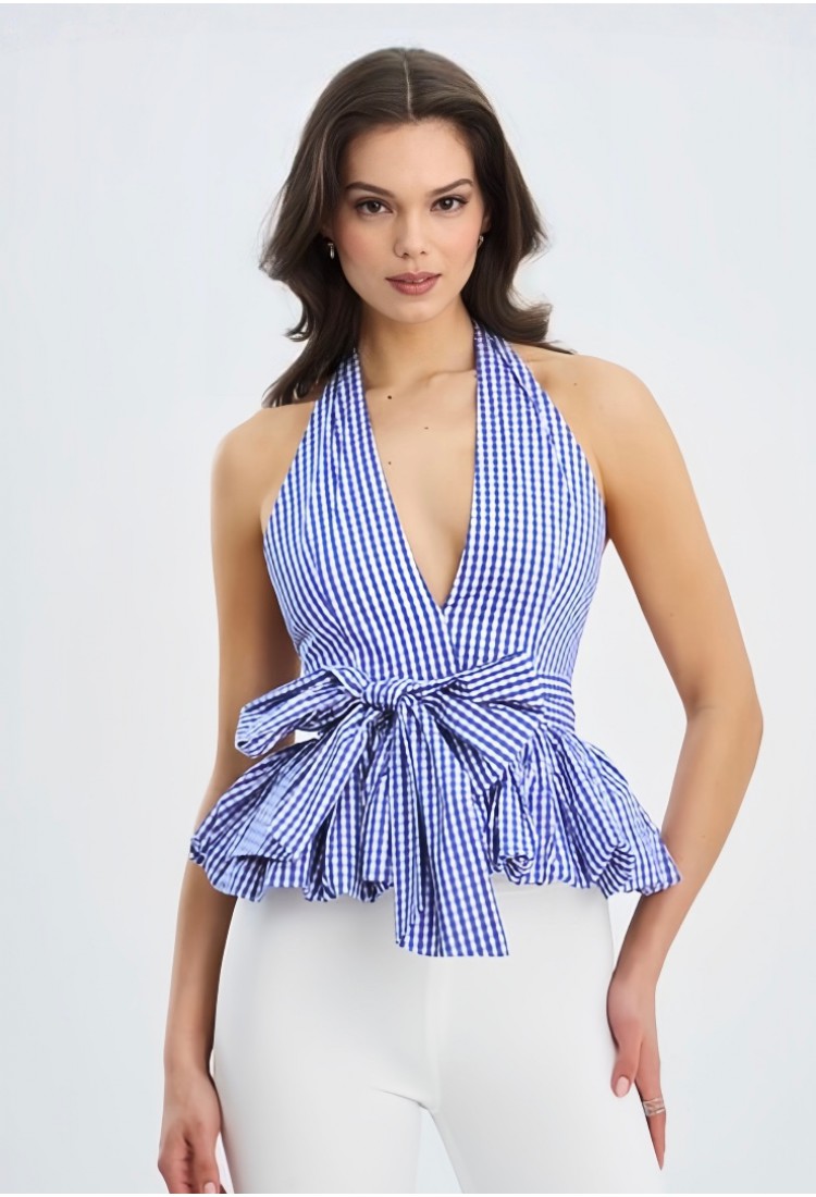 Lela Blue Top Lela Blue Top
