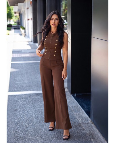 Khalina Brown Set  