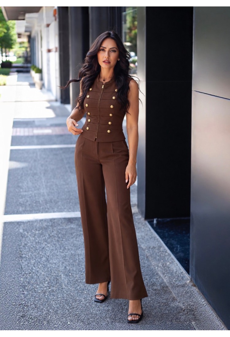 Khalina Brown Set