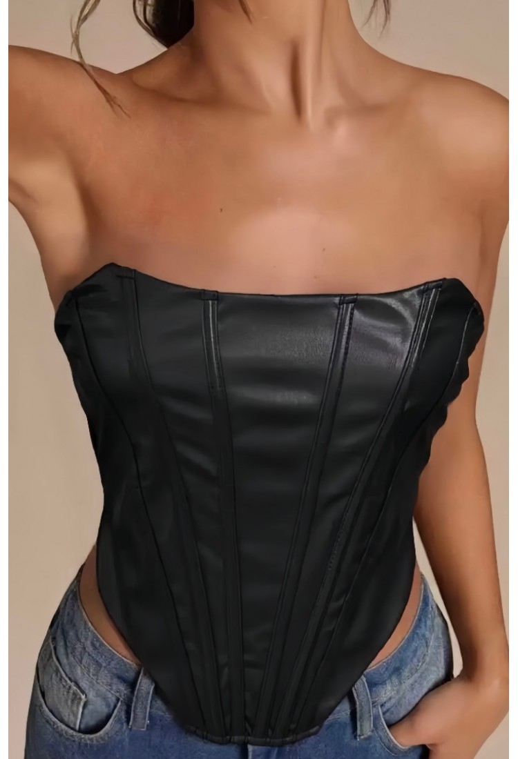 Mila Black Bustier
