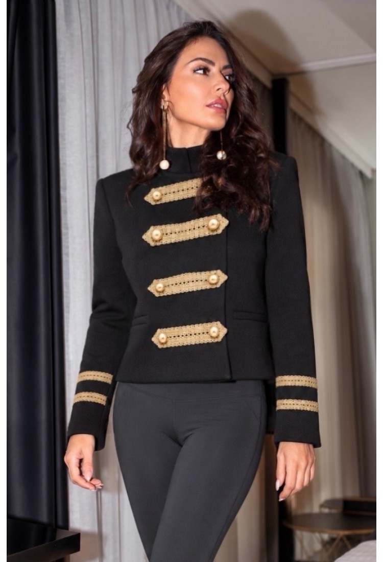 Celine Black Short Blazer