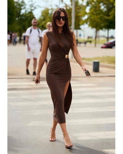 Estelle Brown Midi Dress Estelle Brown Midi Dress