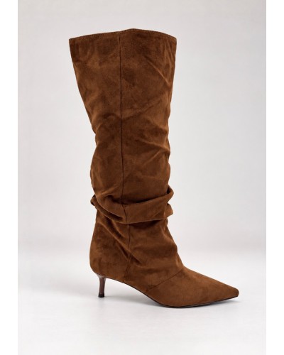 Karen Camel Suede Boots  