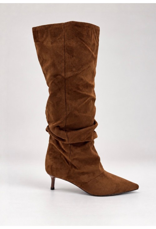 Karen Camel Suede Boots 