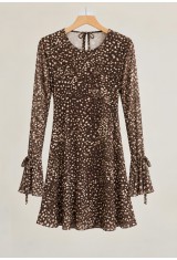 Belina Brown Tulle Dress