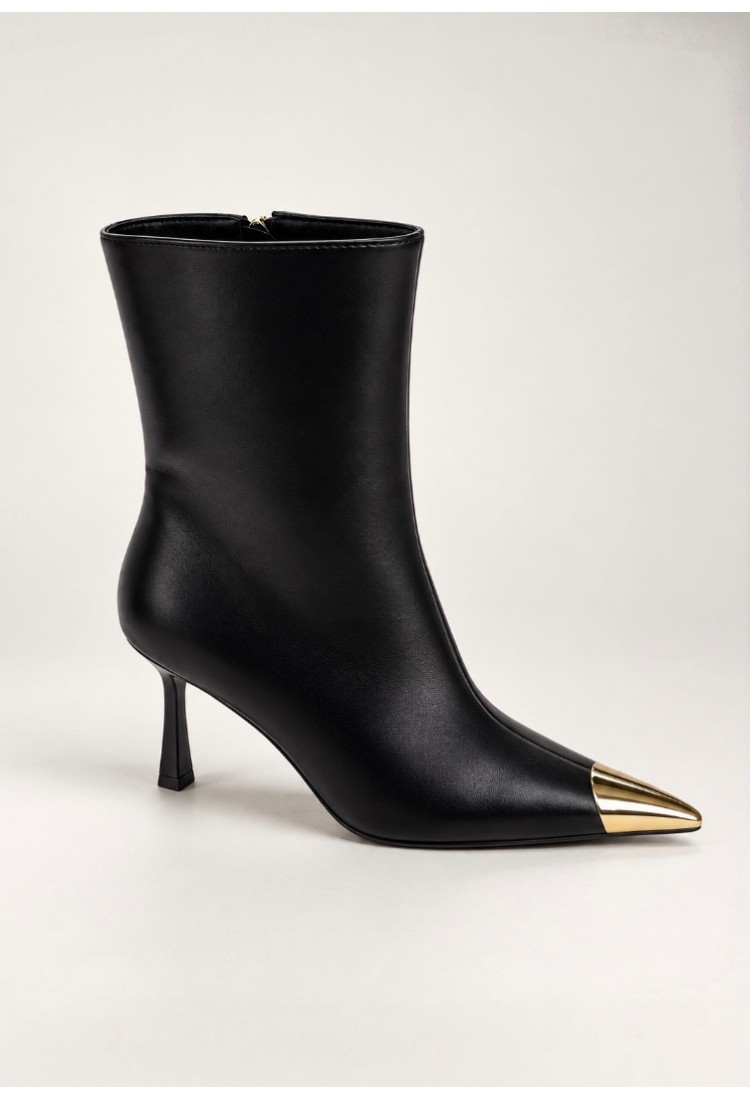Tyra Black Eco Leather Boots