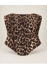 Marlene Animal Printed Bustier Marlene Animal Printed Bustier
