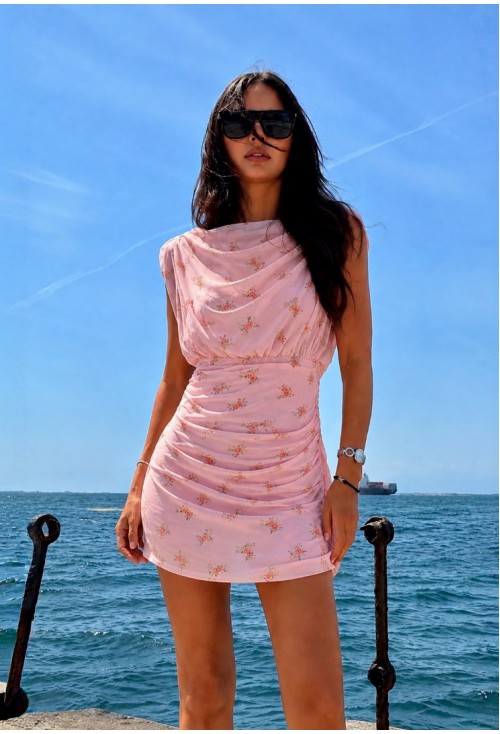Carla Pink Mini Dress 