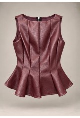 Evadine Bordeaux Top Evadine Bordeaux Top