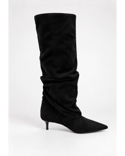 Karen Black Suede Boots 