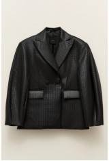 Liza Eco Leather Blazer