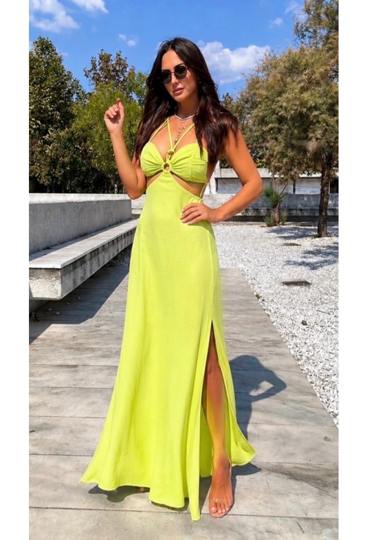 Crinkle lime dress Crinkle lime dress