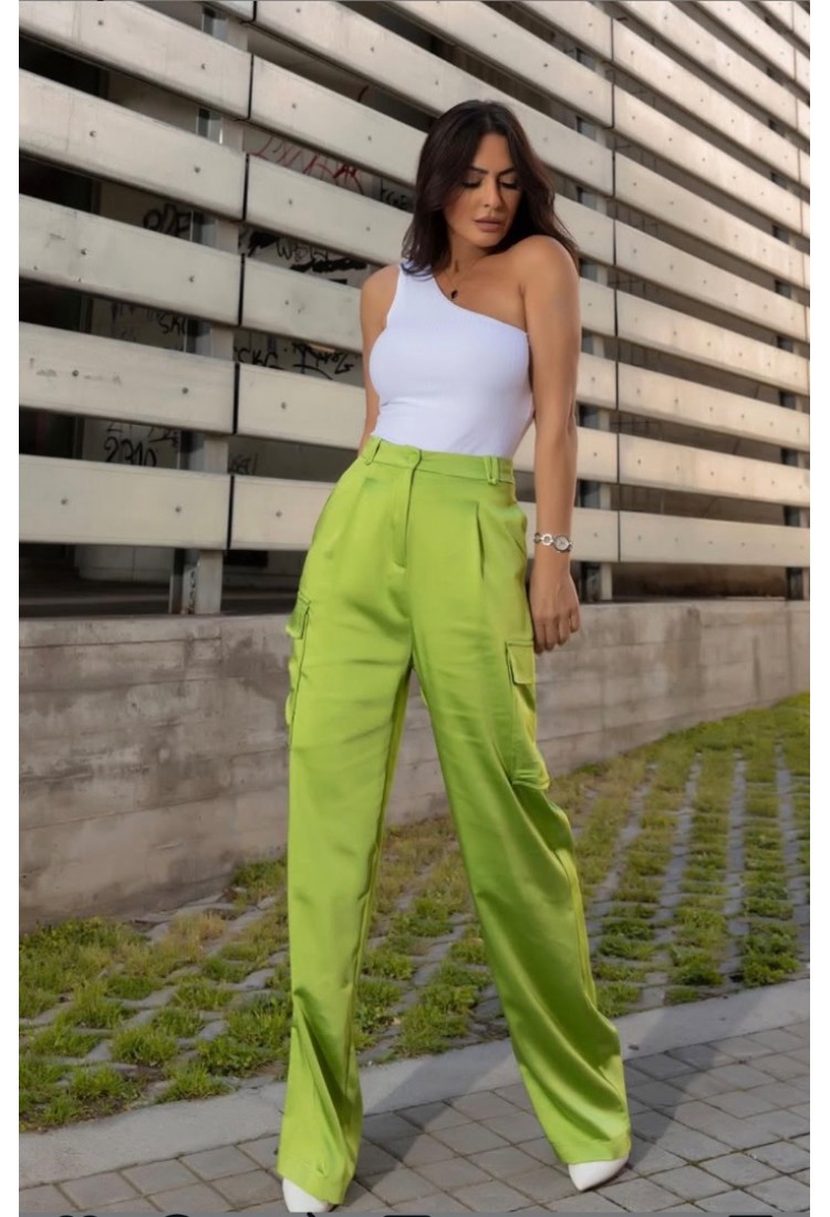 Saten Green Gargo Saten Green Gargo
