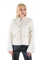 Halley Off White Tweed Jacket