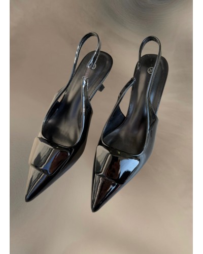 Prada Style Slingback Black 