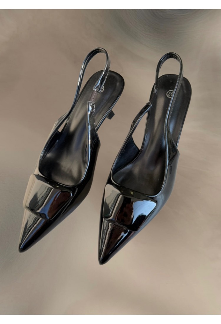 Prada Style Slingback Black