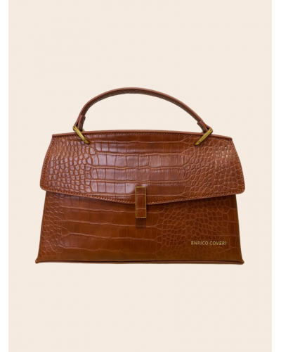Leyla Brown Croco Bag Leyla Brown Croco Bag