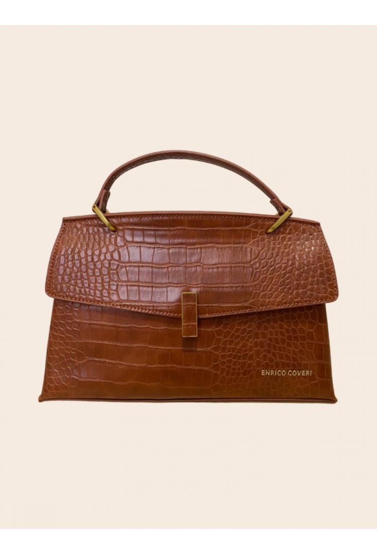 Leyla Brown Croco Bag Leyla Brown Croco Bag
